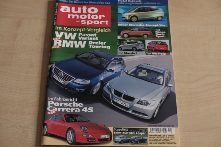 Deckblatt Auto Motor und Sport (13/2005)